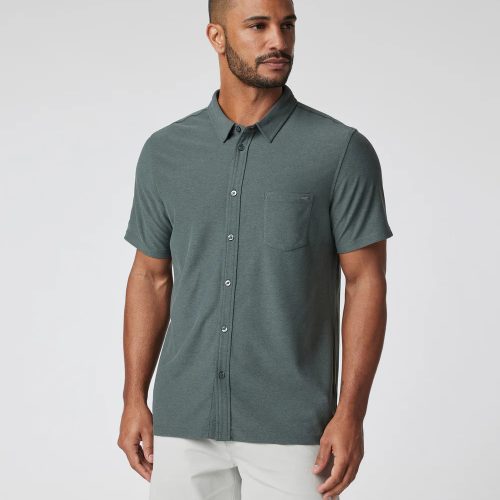 Short-Sleeve Ace Button Down