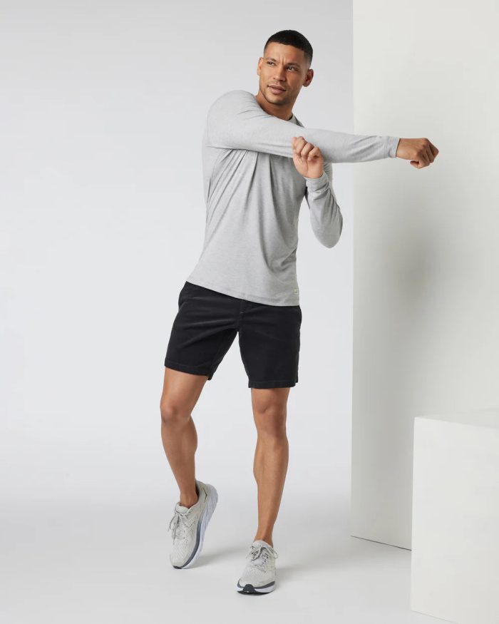 Long-Sleeve Ease Performance Henley - Image 3