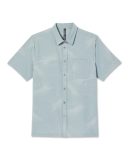 Short-Sleeve Bridge Button Down