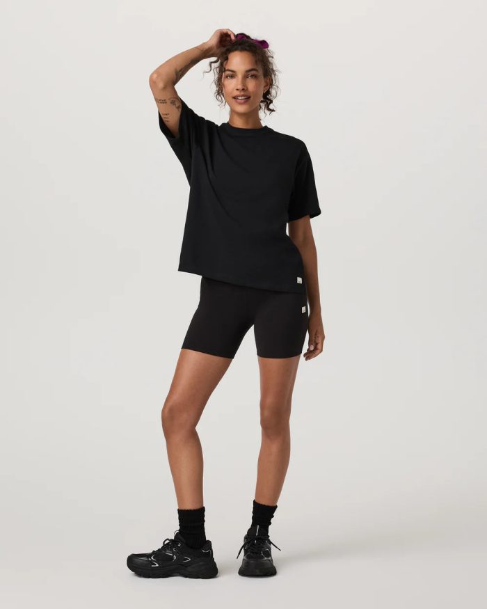 Short Sleeve Heavyweight Oversized Cotton Tee - Image 6