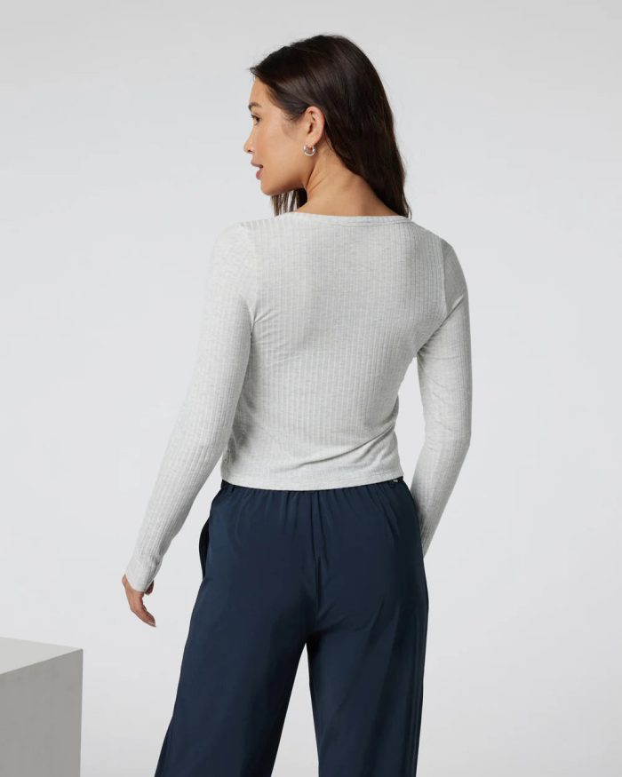 Long Sleeve Plie Top - Image 3