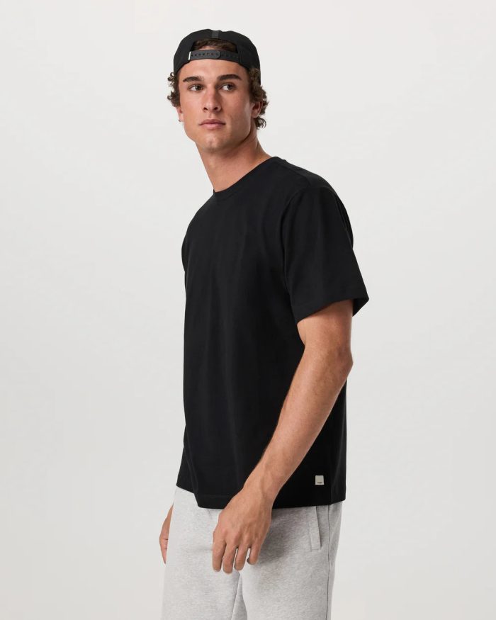 Short Sleeve Vuori Heavyweight Cotton Tee - Relaxed Fit - Image 5