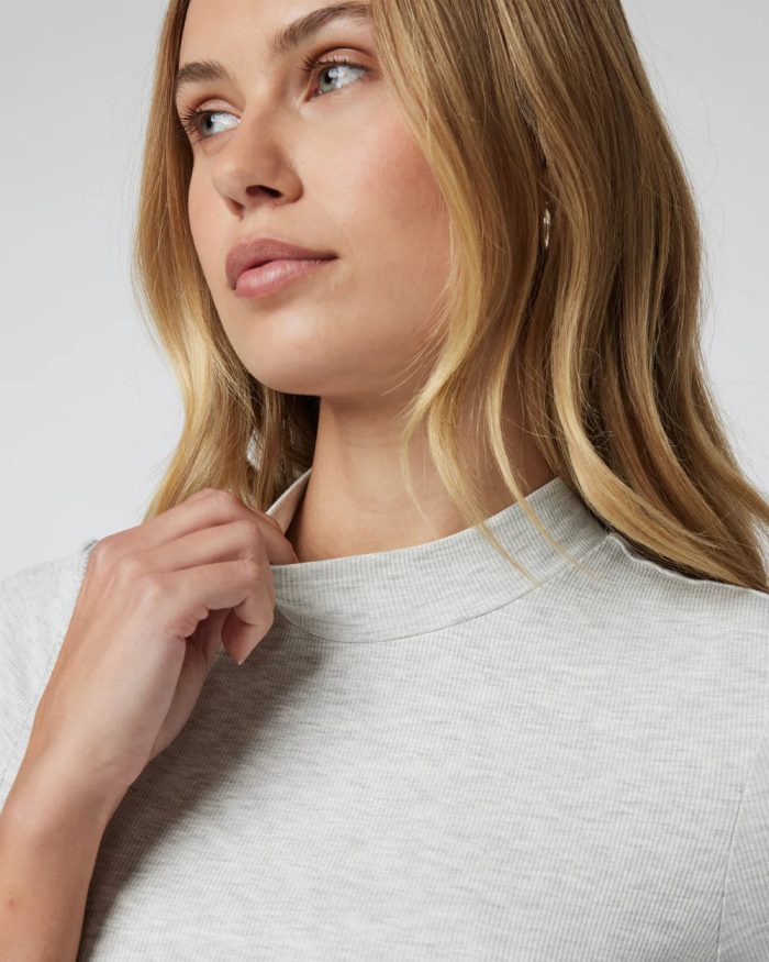 Short Sleeve Pose Mock Neck - Image 2