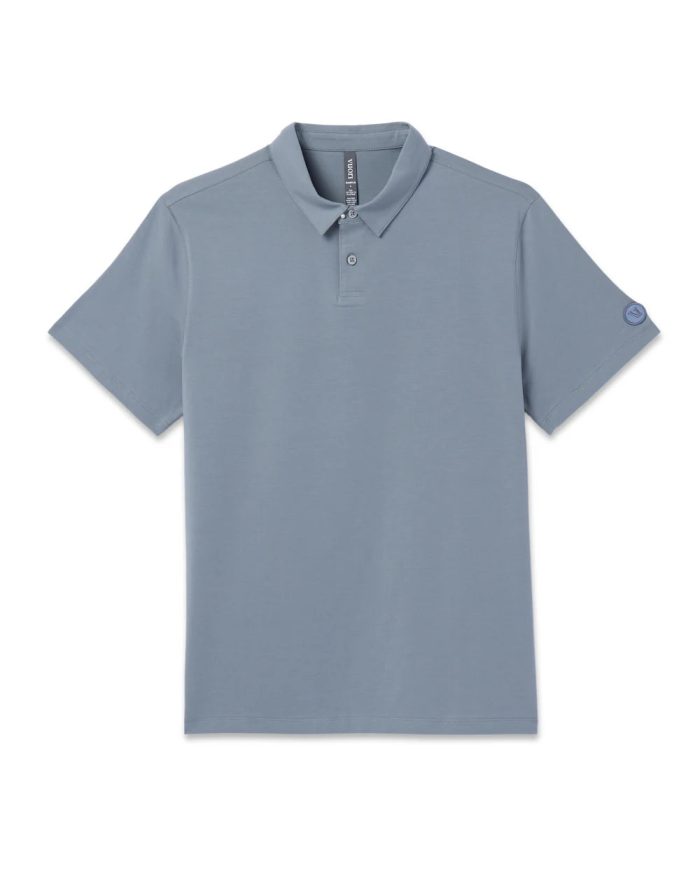 Short Sleeve Feather Polo - Image 4