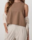 Trestles Twill Crop Tank