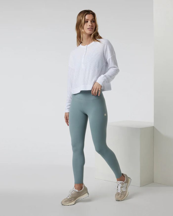 Long Sleeve Sunrise Oversize Henley - Image 2
