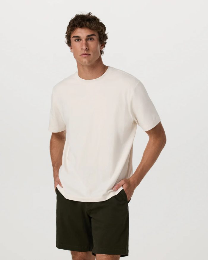 Short Sleeve Vuori Heavyweight Cotton Tee - Relaxed Fit - Image 5