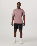 Short Sleeve Feather Polo