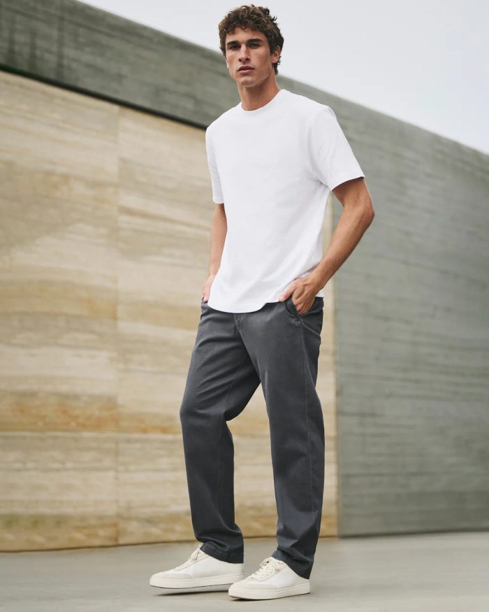 Short Sleeve Vuori Heavyweight Cotton Tee - Relaxed Fit - Image 4