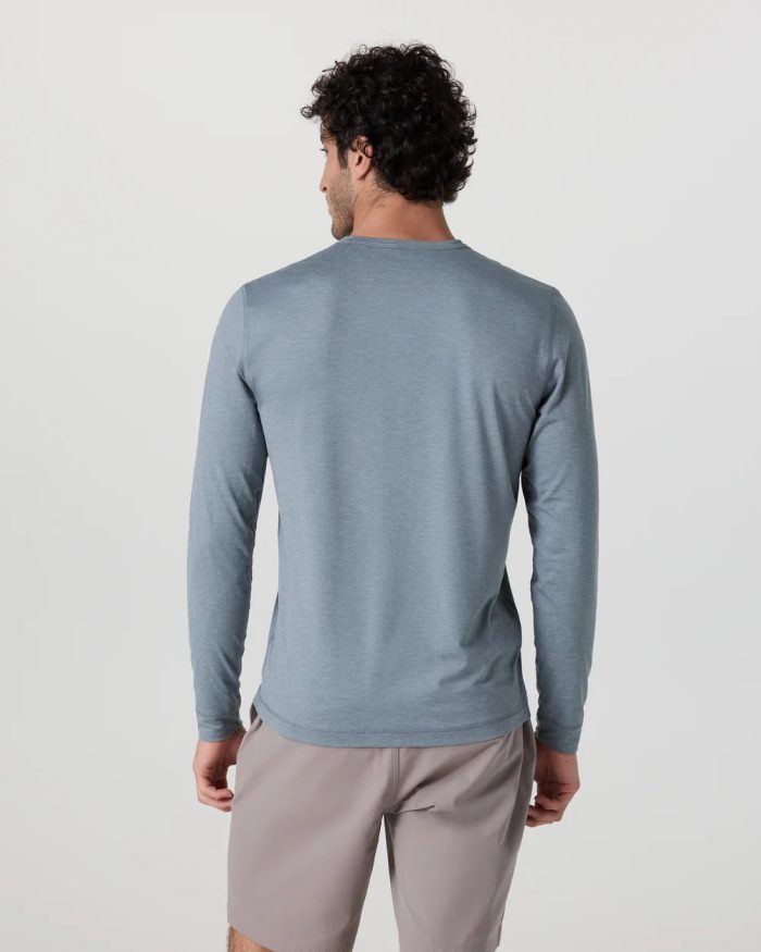 Long Sleeve Ease Performance Henley - Image 2