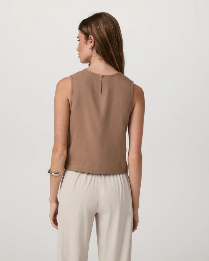 Trestles Twill Crop Tank - Image 3