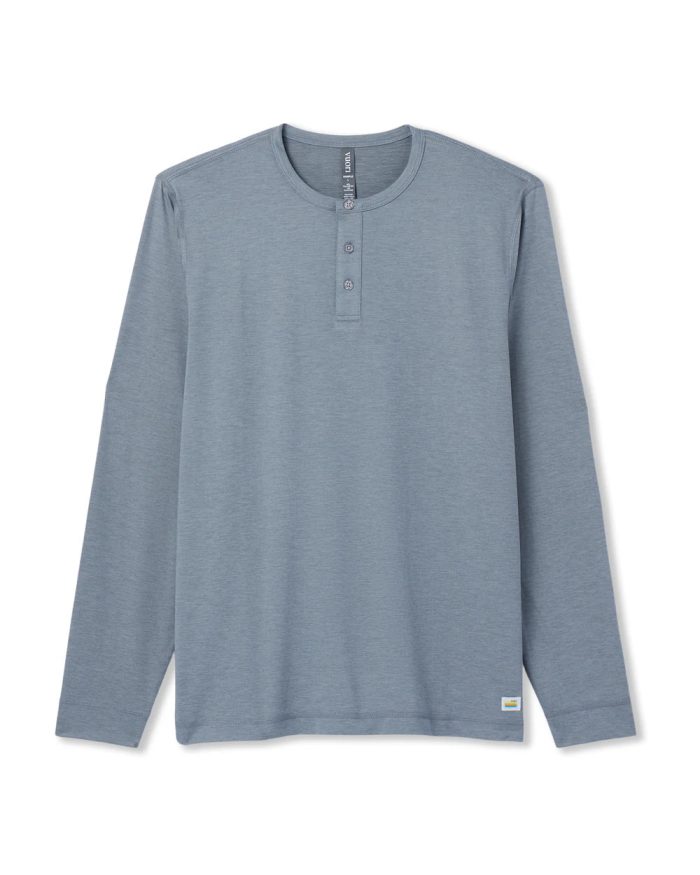 Long Sleeve Ease Performance Henley - Image 4