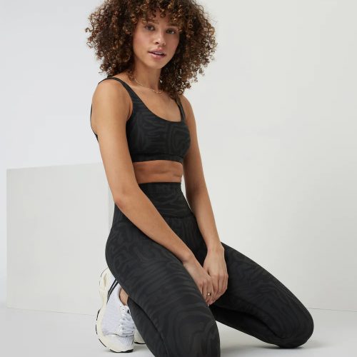 Maze Jacquard Bra
