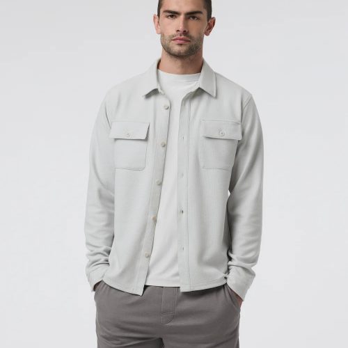 Waffle Shirt Jacket