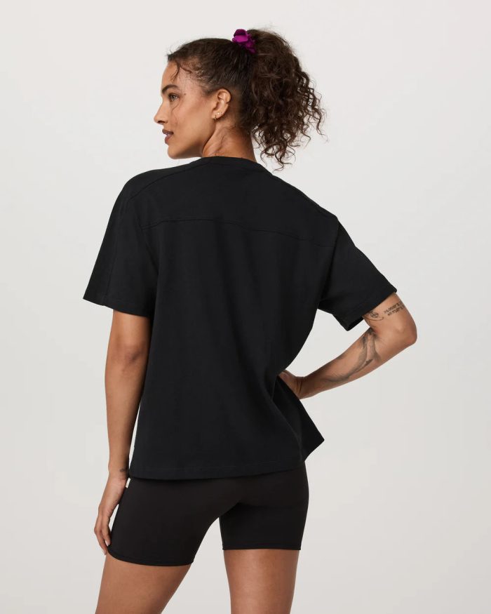 Short Sleeve Heavyweight Oversized Cotton Tee - Image 3