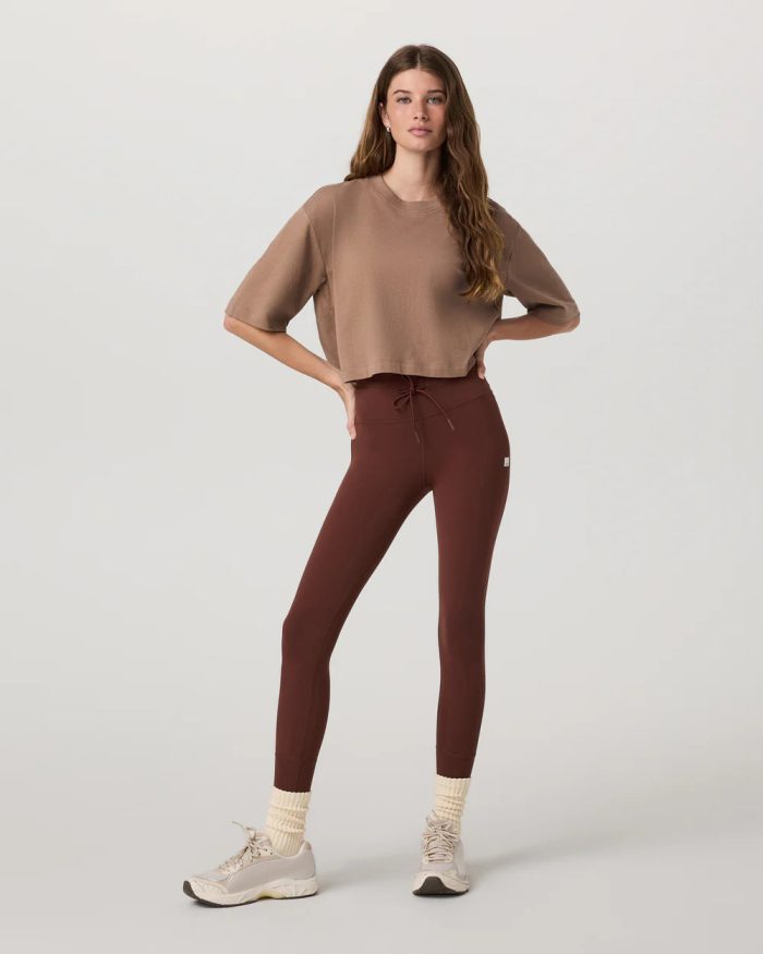 Short Sleeve Heavyweight Crop Cotton Tee - Image 4