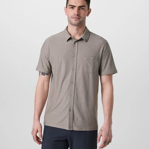 Short Sleeve Strato Button Down