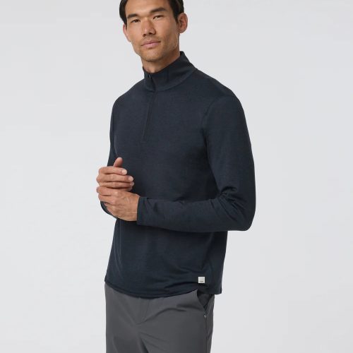 Ponto Half Zip Mock Neck