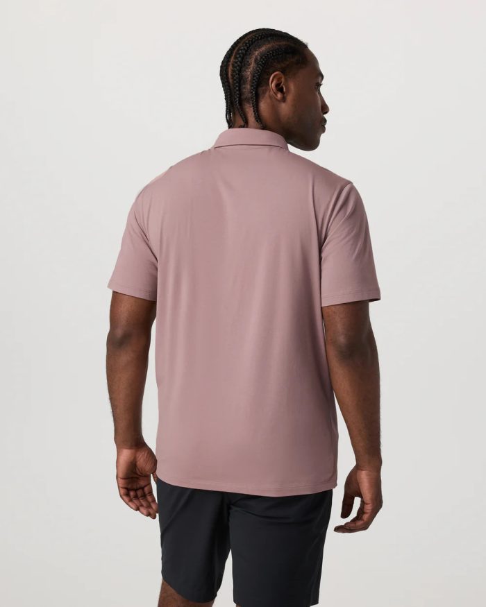 Short Sleeve Feather Polo - Image 3