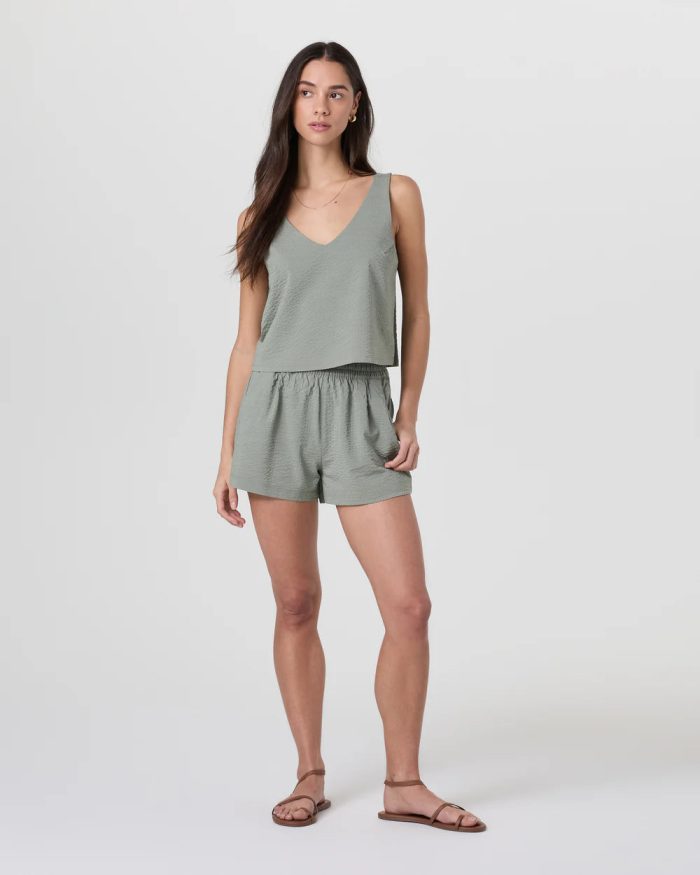 Villa Textured Crop Tank - Image 3