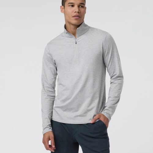 Ponto Half Zip Mock Neck