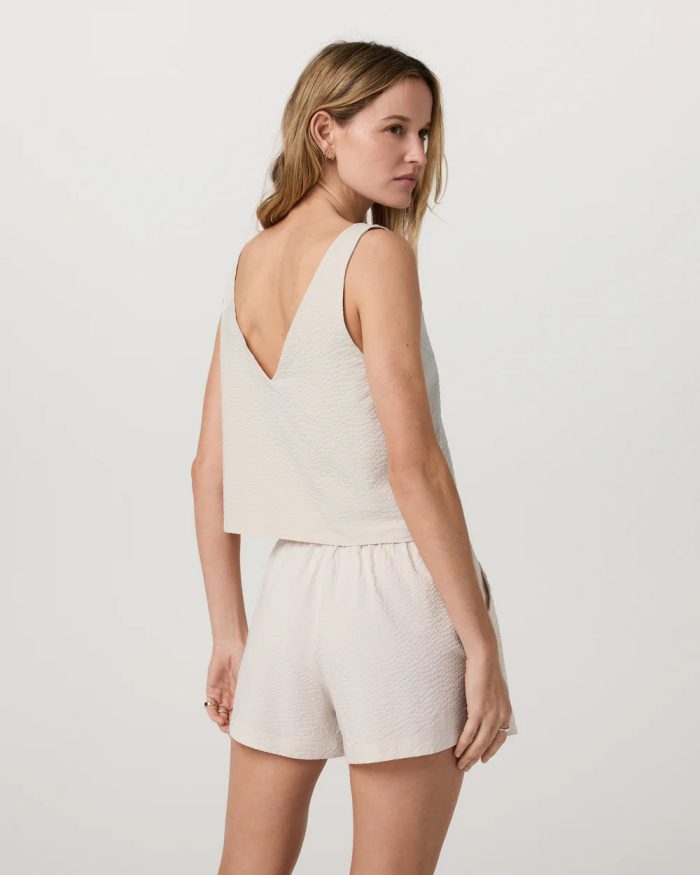 Villa Textured Crop Tank - Image 3