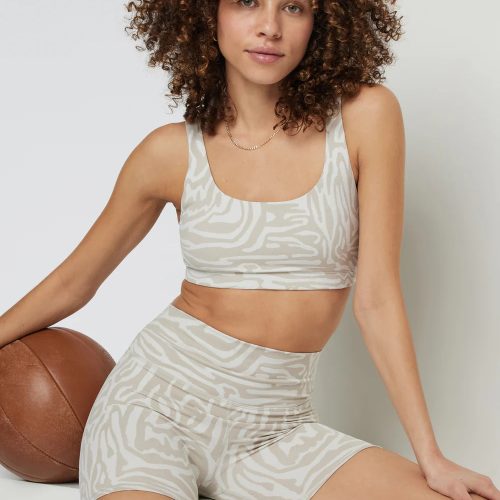 Maze Jacquard Bra