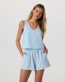 Villa Textured Crop Tank