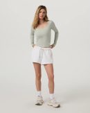 Long Sleeve Pose Scoop Tee