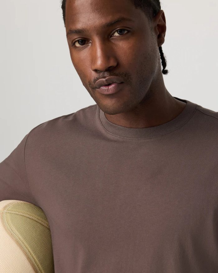 Short Sleeve Vuori Heavyweight Cotton Tee - Relaxed Fit - Image 3