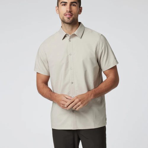 Short Sleeve Manhattan Button Down