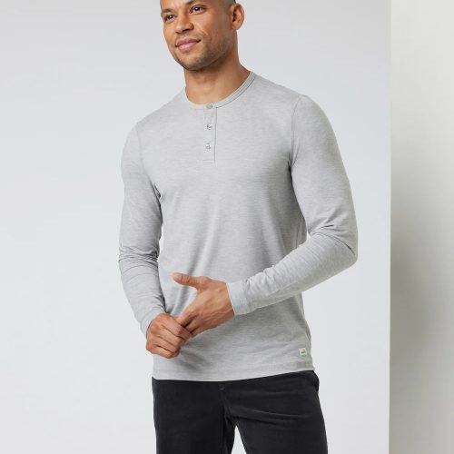Long-Sleeve Ease Performance Henley