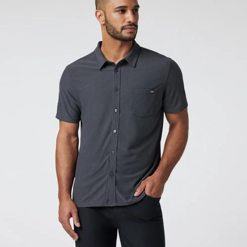Short Sleeve Ace Button Down