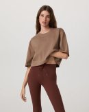 Short Sleeve Heavyweight Crop Cotton Tee