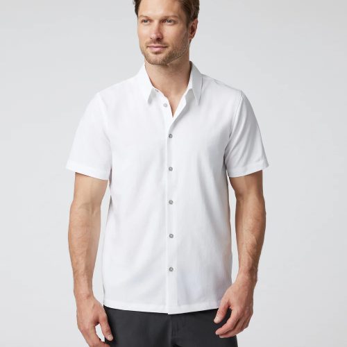 Short Sleeve Manhattan Button Down